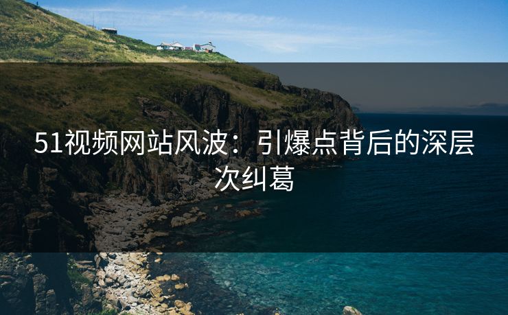 51视频网站风波：引爆点背后的深层次纠葛